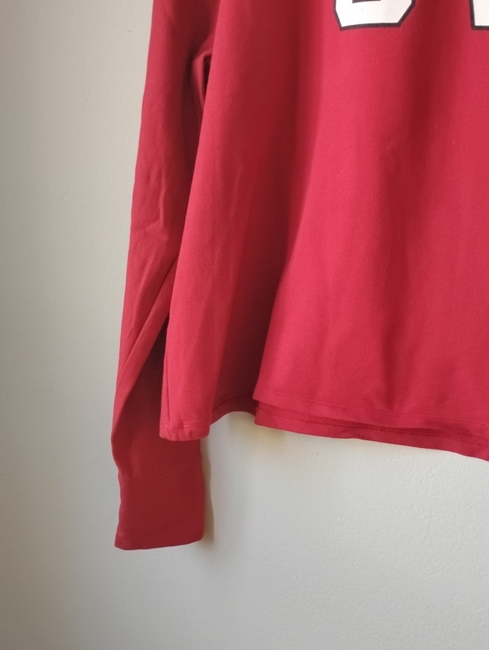 Under Armour Size XL Red UW Long-Sleeve Crewneck Sweatshirt - Picture 7 of 16